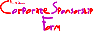 Corporate Sponsorship Form
